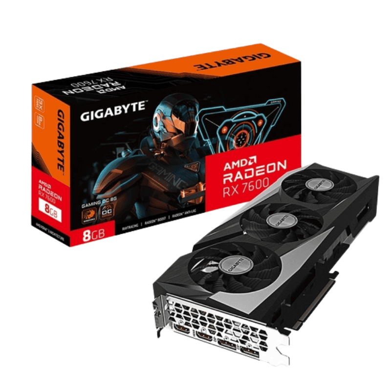 Card màn hình Gigabyte RX 7600 Gaming OC 8GB GDDR6 (GV-R76GAMING OC-8GD)