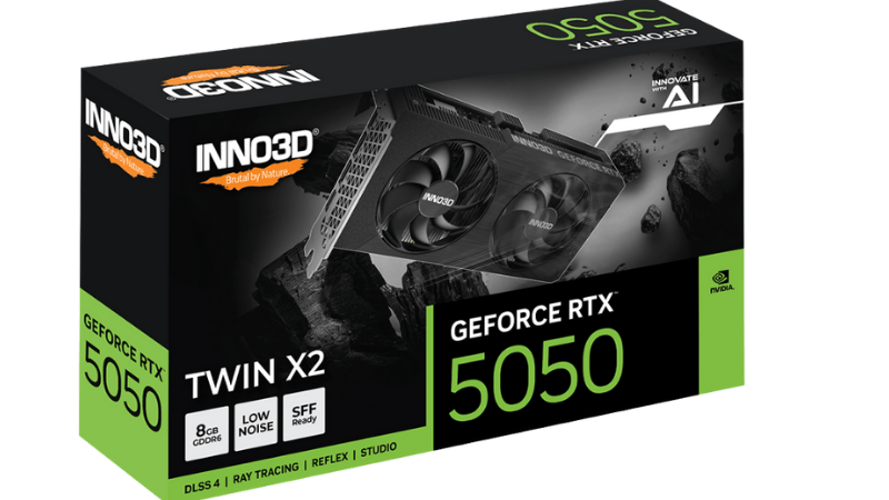 Card màn hình INNO3D GEFORCE RTX 5050 TWIN X2 8GB