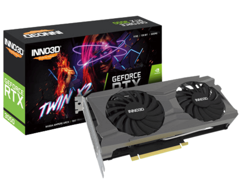 Card Màn Hình INNO3D RTX 3050 TWIN X2 V2 8GB