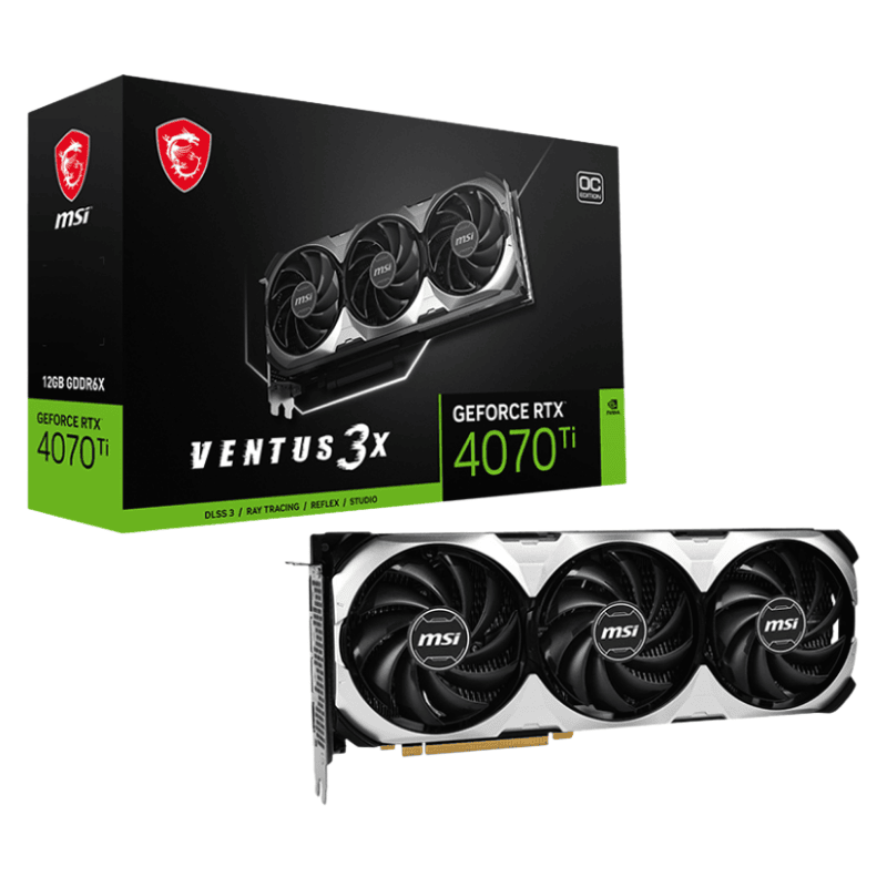 Card màn hình MSI RTX 4070 Ti Ventus 3X 12GB OC