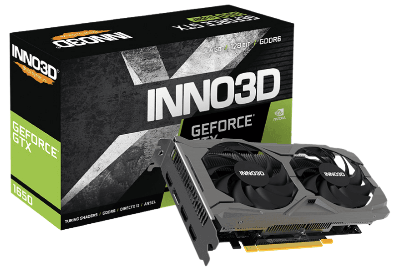 Card màn hình Inno3D Geforce GTX 1650 GDDR6 Twin X2 OC