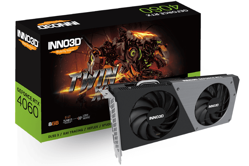 Card Màn Hình Inno3D RTX 4060 Twin X2 V2 8GB