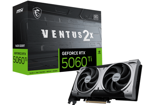 Card màn hình MSI GeForce RTX 5060 Ti 16G VENTUS 2X OC PLUS