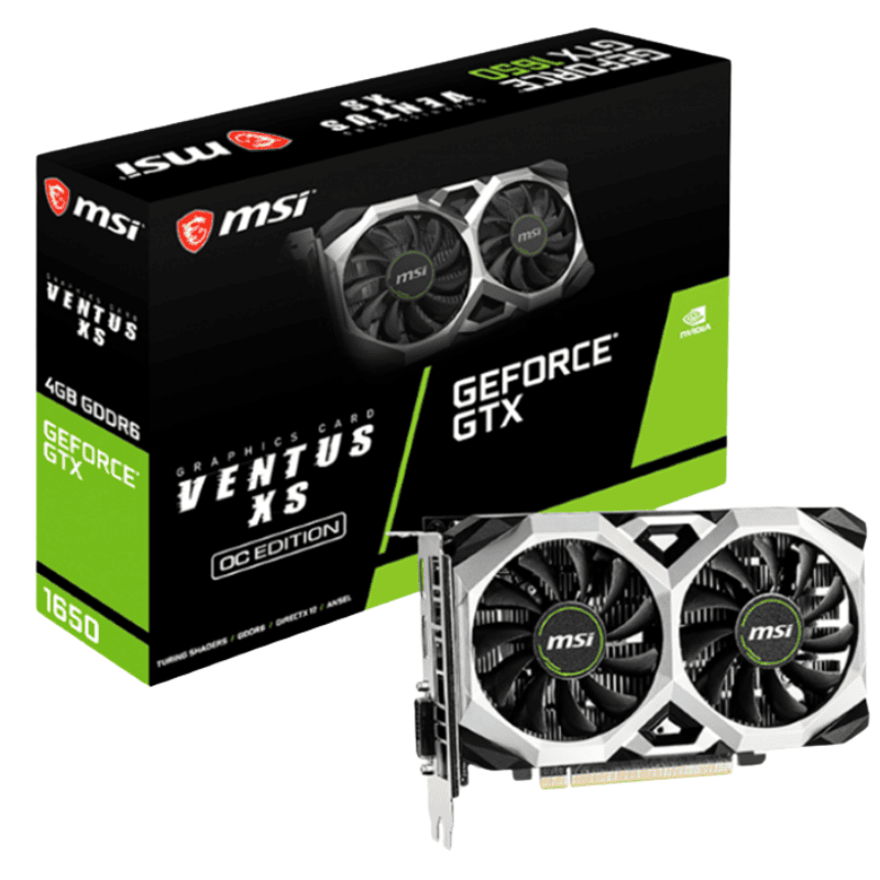 Card màn hình MSI Geforce GTX 1650 4GB GDDR6 Ventus Xs OC