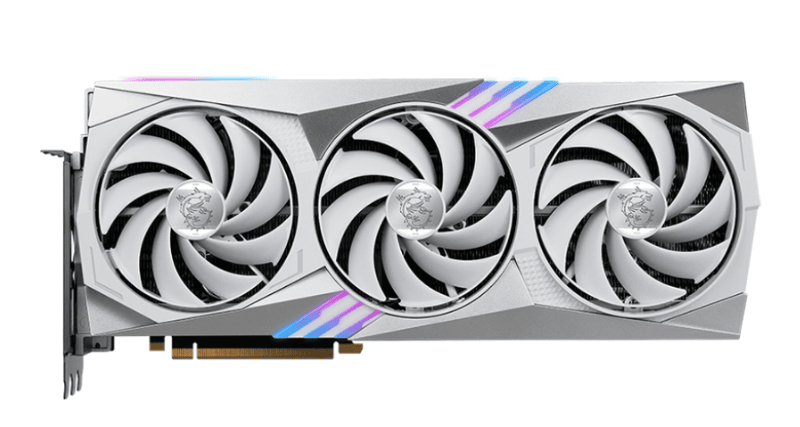 Card màn hình MSI RTX 4070 Ti Gaming X Trio White 12GB