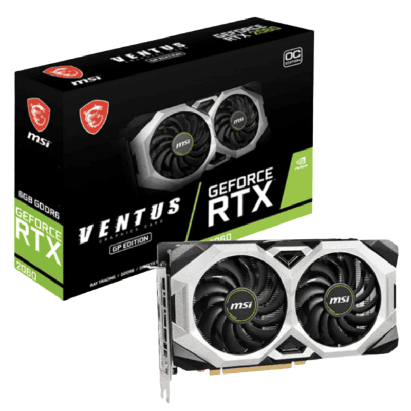 Card màn hình MSI RTX2060 Ventus GP 6GB OC (Cũ)