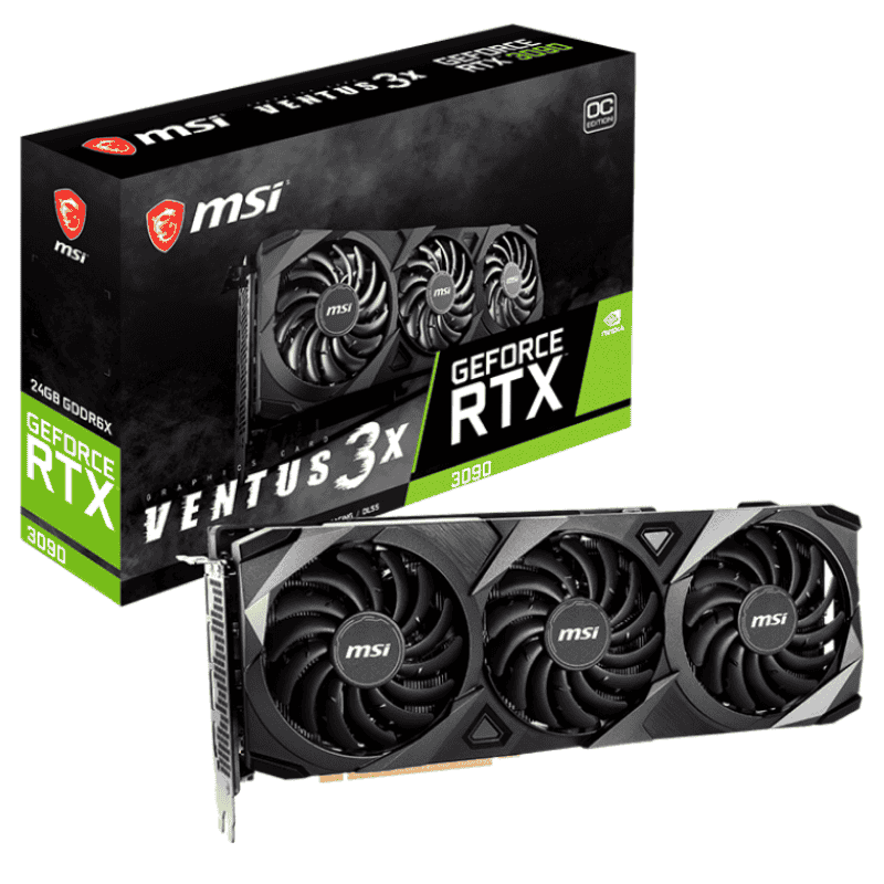 Card màn hình MSI RTX3090 Ventus 3X 24GB OC GDDR6X