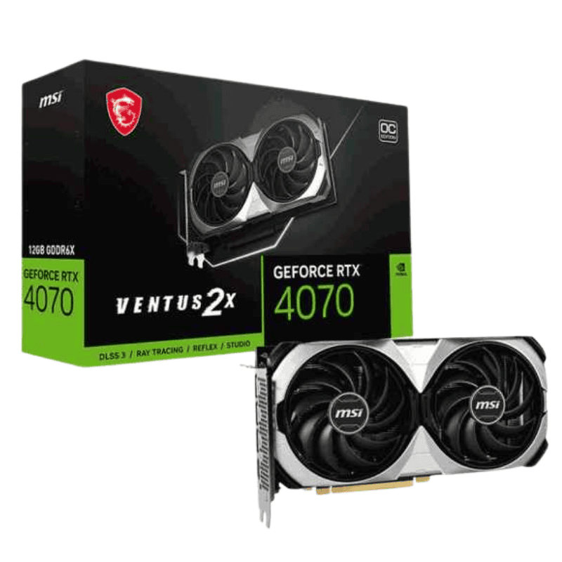 Card màn hình MSI RTX4070 Ventus 2X E 12GB OC