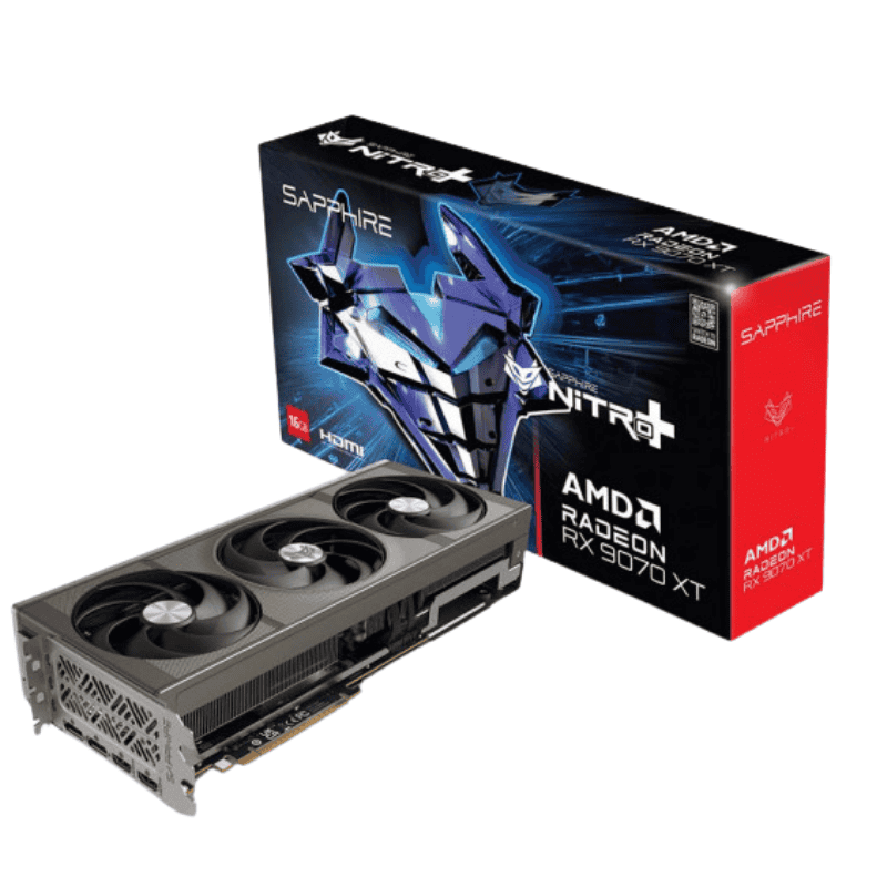 Card màn hình Sapphire Nitro+ RX 9070 XT Gaming OC 16GB GDDR6 (11348-01-20G)