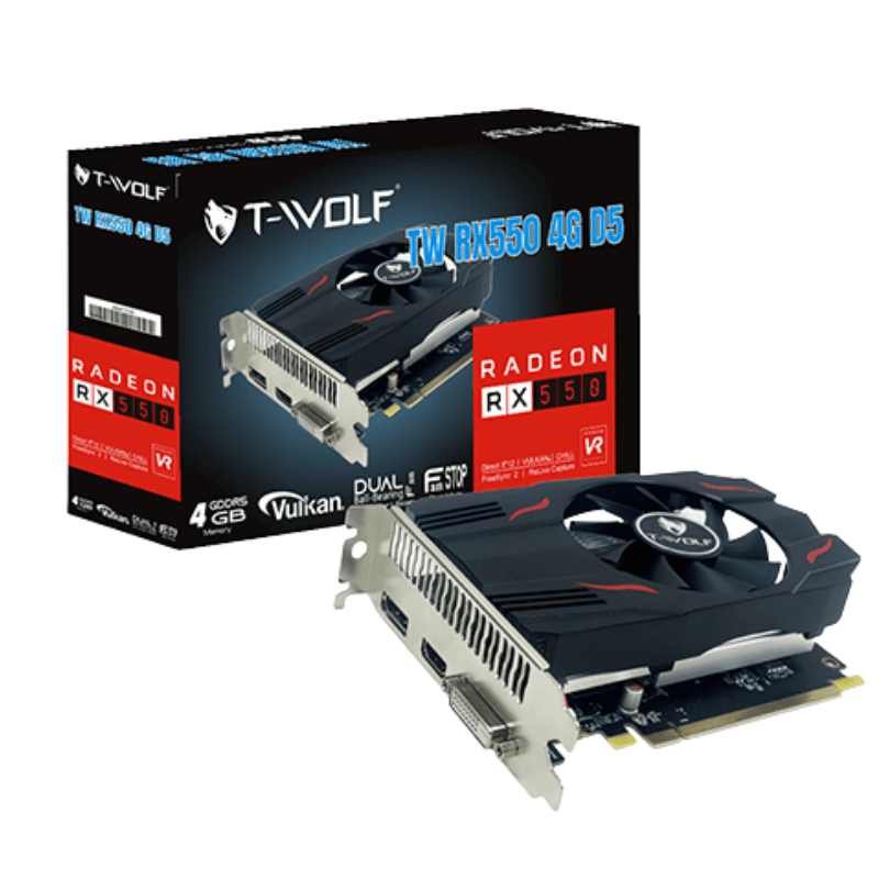 Card màn hình T-WOLF RX 550 4GB GDDR5