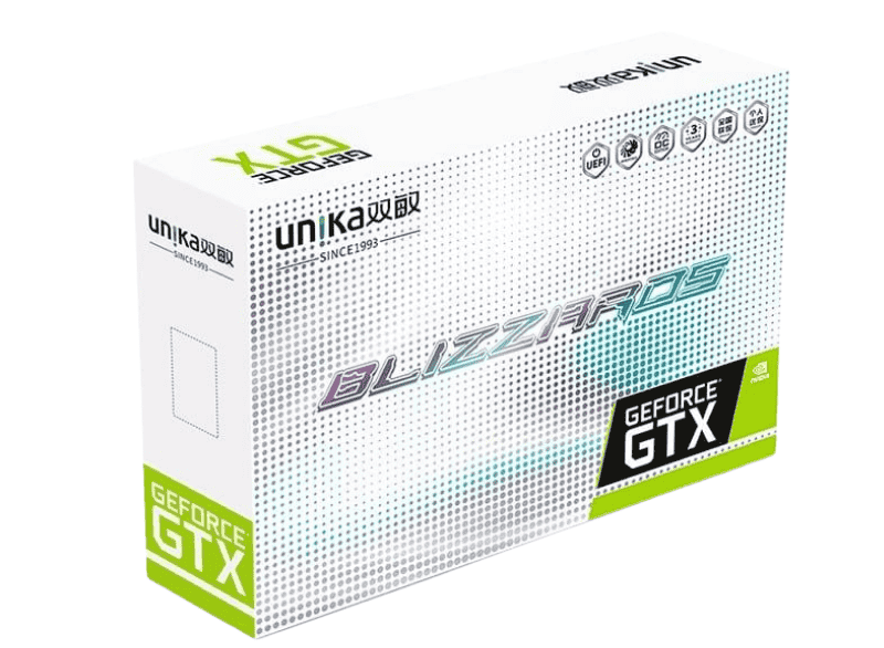 Card màn hình Unika GTX 1660 Super Blizzards 6GB V2 (White)