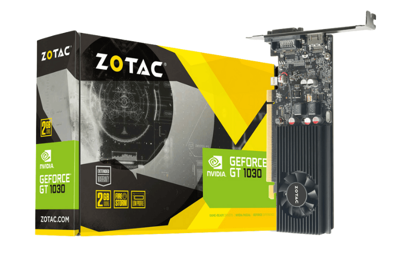 Card màn hình Zotac GT 1030 2G GDDR5 (ZT-P10300A-10L)