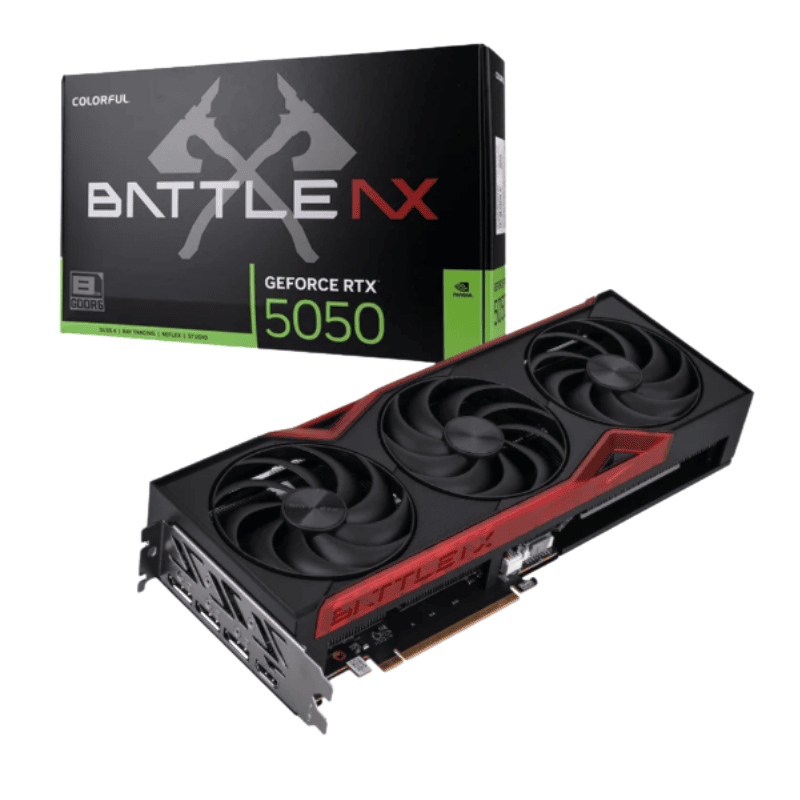 Card màn hìnhColorful GeForce RTX 5050 Battle AX DUO 8GB-V (2 FAN)
