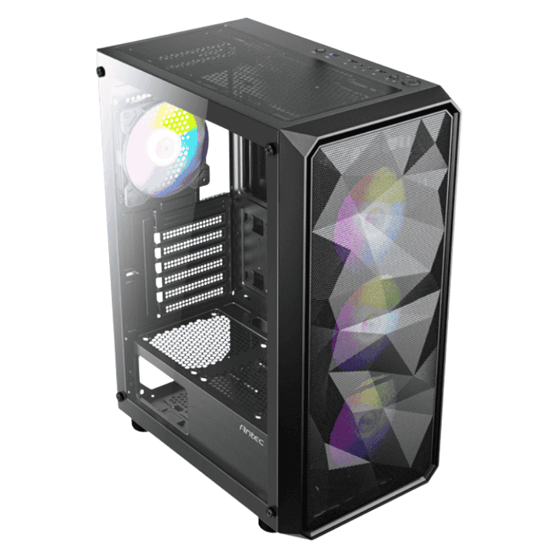 Case Antec Mid Tower AX83 RGB Elite (Kèm 4 Fan RGB)