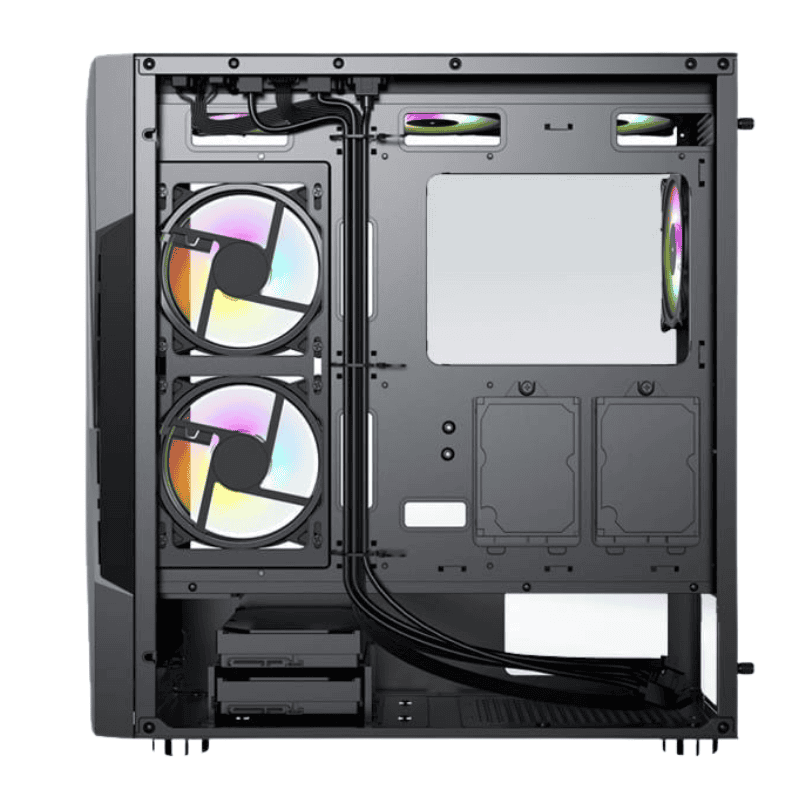 Case CoolerPlus EB06 E-ATX (Tặng kèm 3 Fan) - Màu Đen