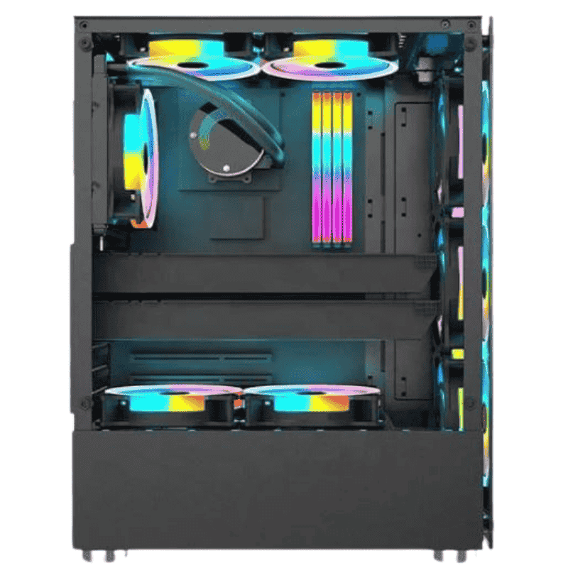 Case CoolerPlus G326/G325 (Tặng kèm 3 Fan) - Màu Đen