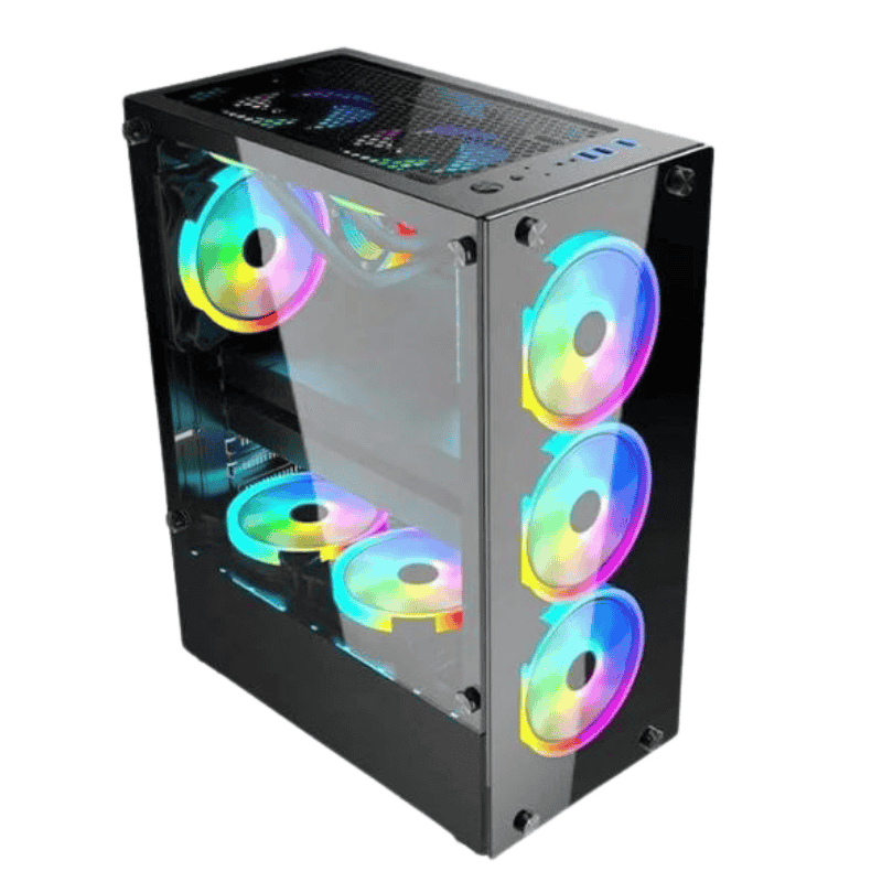 Case CoolerPlus G326/G325 (Tặng kèm 3 Fan) - Màu Đen