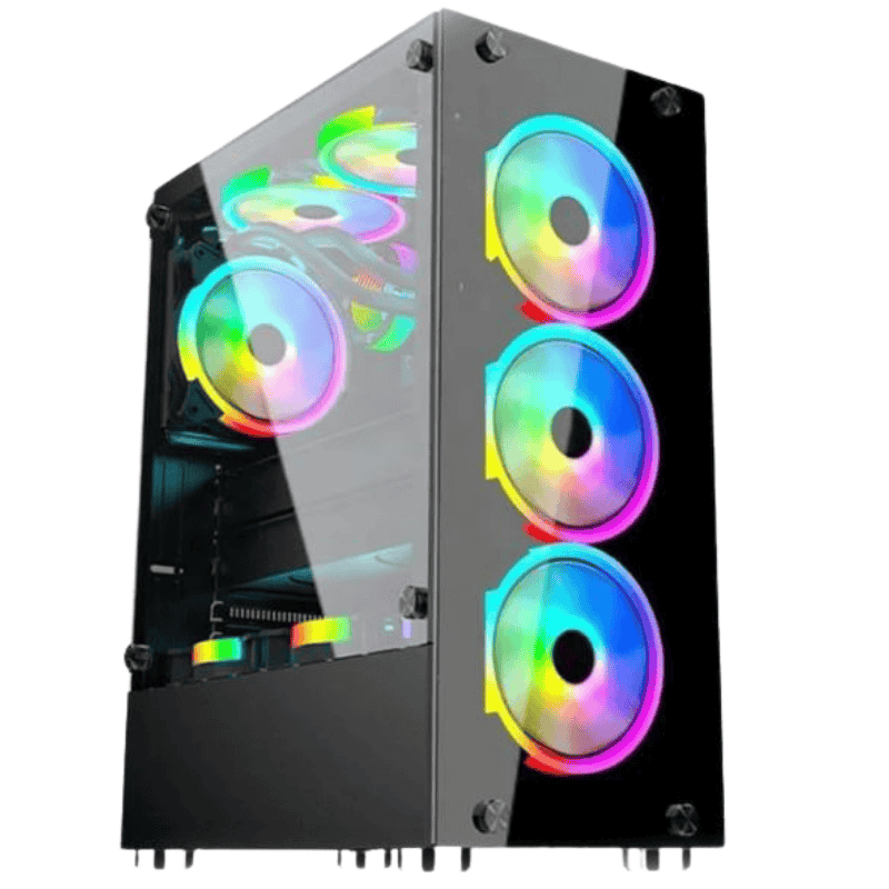 Case CoolerPlus G326/G325 (Tặng kèm 3 Fan) - Màu Đen
