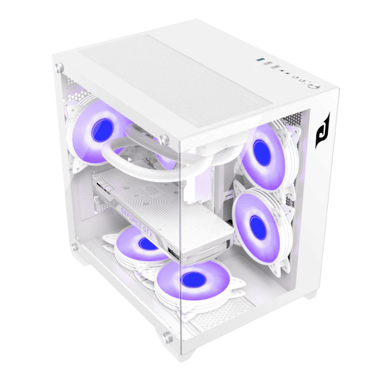 Case E-Dra ECS1503 - M-ATX (White) (No Fan)