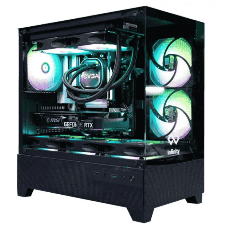 Case Infinity Aqua M-Pro - M-ATX (Black) (No Fan)