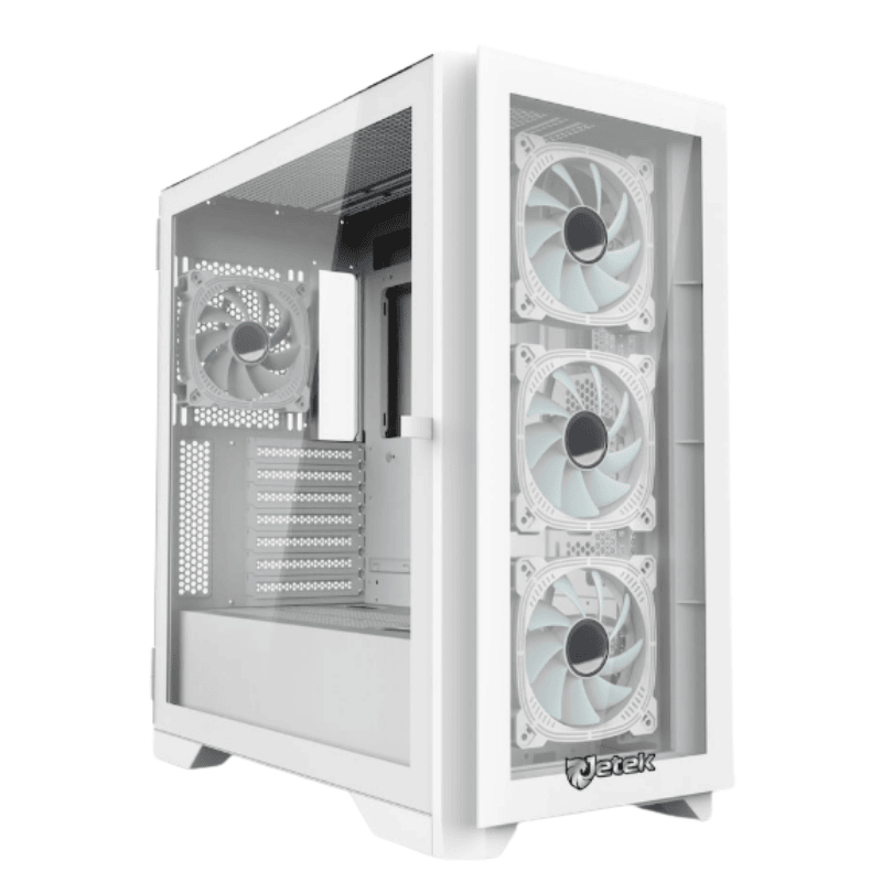 Case Jetek Squid Game Z6 - E-ATX (White) (Tặng 4 Fan)
