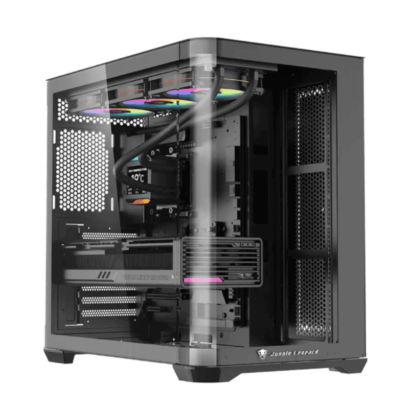Case Jungle Leopard AC-01 - E-ATX (Black) (No Fan)