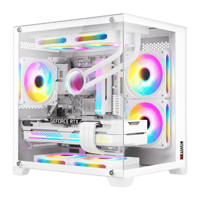 Case MAGIC AQUA-M Ultra M-ATX (White)
