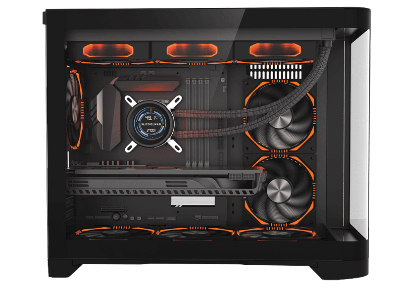 Case MIK Focalors M - M-ATX (Black) 