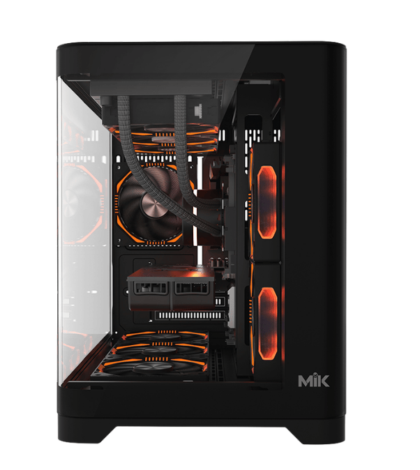 Case MIK Focalors M - M-ATX (Black) 