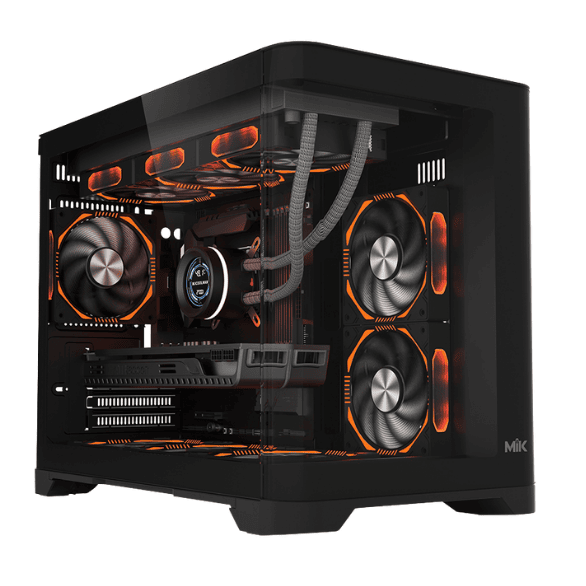 Case MIK Focalors M - M-ATX (Black) 