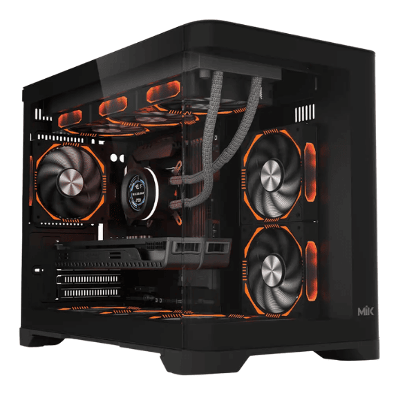 Case MIK Focalors M - M-ATX (Black) 