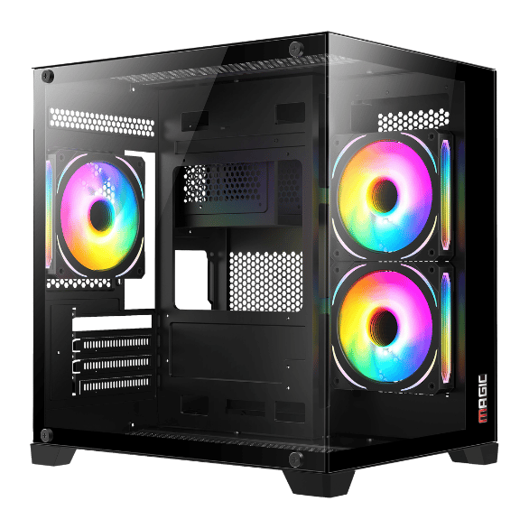 Case Magic Aqua-M Ultra - M-ATX (Black) 