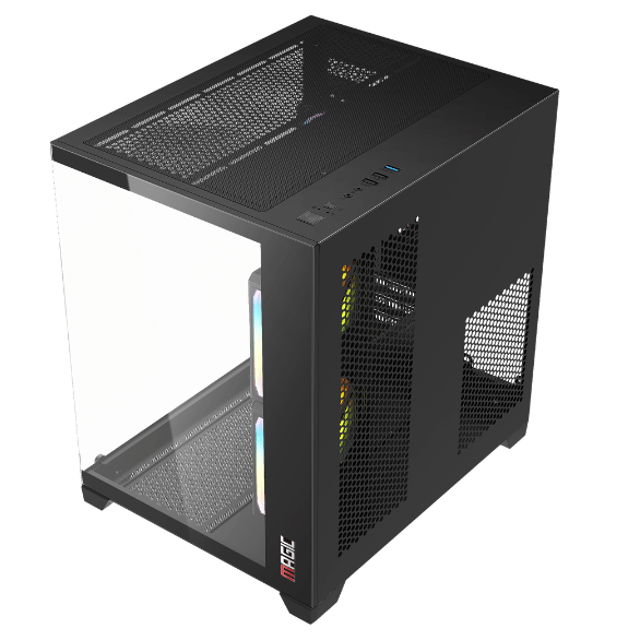 Case Magic Aqua-M Ultra - M-ATX (Black) 