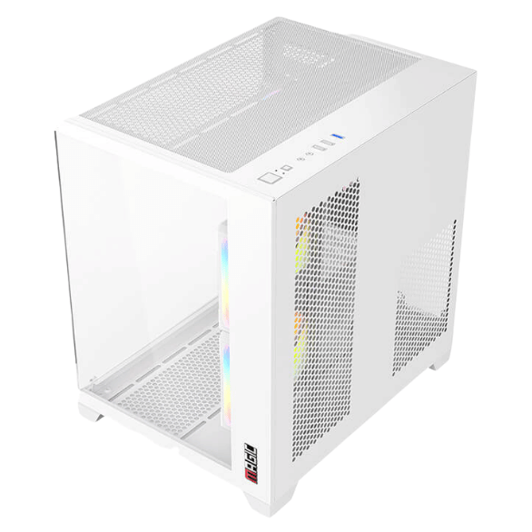 Case Magic Aqua-M Ultra - M-ATX (White) 