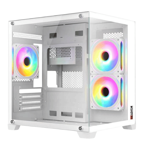 Case Magic Aqua-M Ultra - M-ATX (White) 