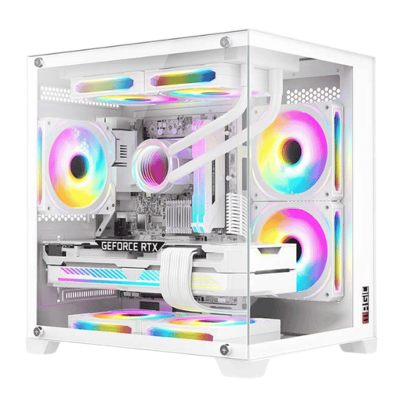Case Magic Aqua-M Ultra - M-ATX (White) 