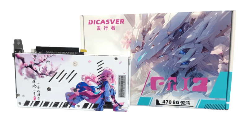 Card màn hình Dicasver RX470 8GB (1+Hdmi) White