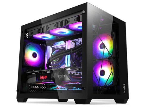 Case Segotep Lumi II - M-ATX + Type-C (Black)