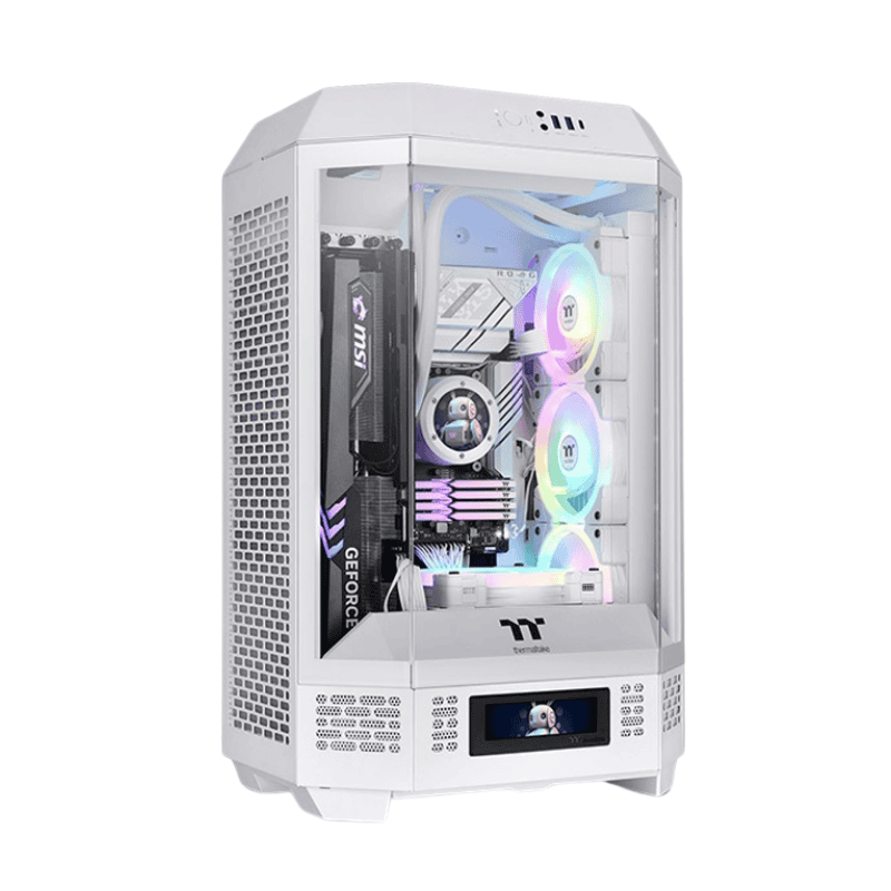 Case Thermaltake The Tower 300 Snow Edition - M-ATX (White)