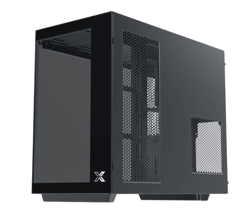 Case Xigmatek Cubi M - M-ATX (Black) (No Fan) (EN42775)