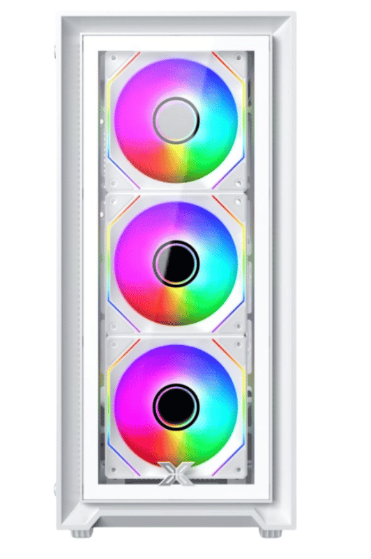 Case Xigmatek Fly II Arctic 3GF - ATX (White) (Tặng 3 Fan) (EN44670)