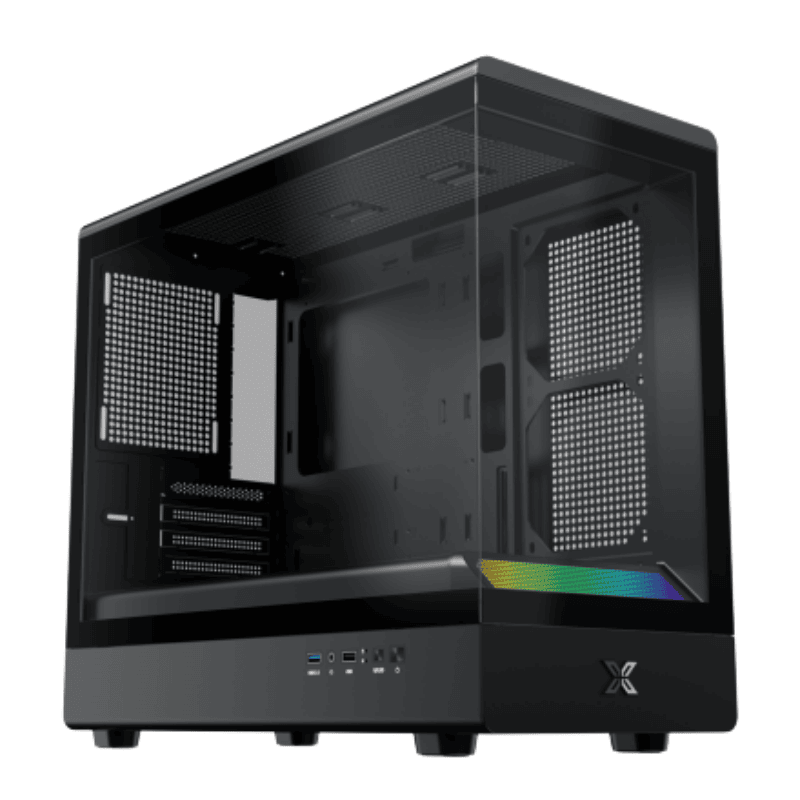 Case Xigmatek Pura ML - M-ATX (Black) (EN48463) (No Fan)