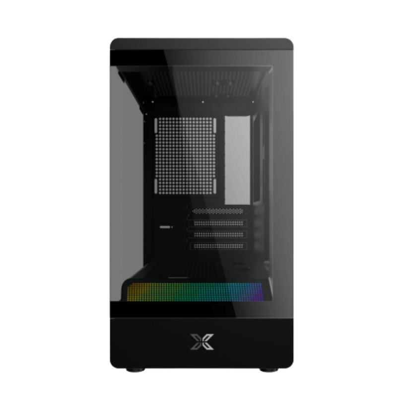 Case Xigmatek Pura ML - M-ATX (Black) (EN48463) (No Fan)