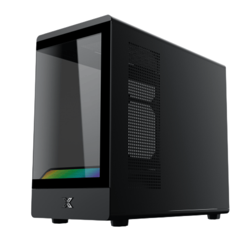 Case Xigmatek Pura ML - M-ATX (Black) (EN48463) (No Fan)