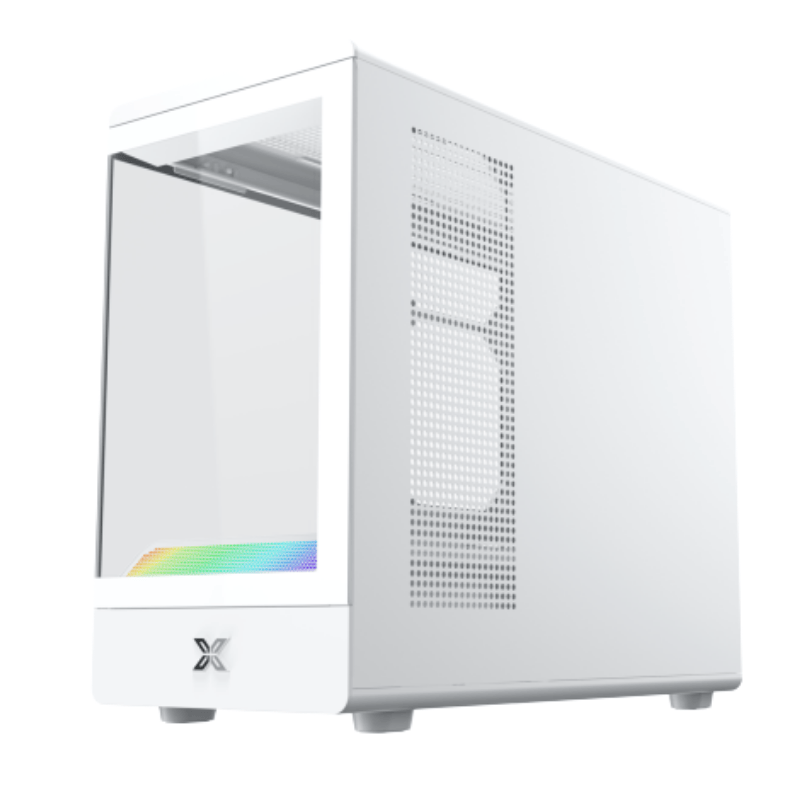 Case Xigmatek Pura ML Arctic - M-ATX (White) (EN48470) (No Fan)        