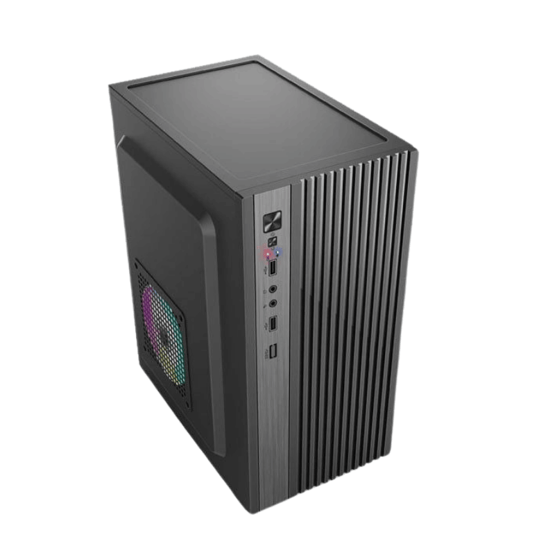 Case văn phòng CoolerPlus CPC-C08 - M-ATX (Black)
