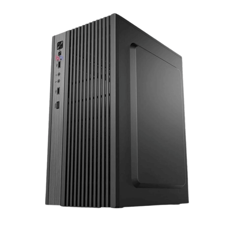 Case văn phòng CoolerPlus CPC-C08 - M-ATX (Black)