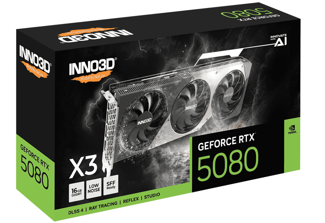 Card Màn hình INNO3D GeForce RTX 5080 X3 OC 16GB