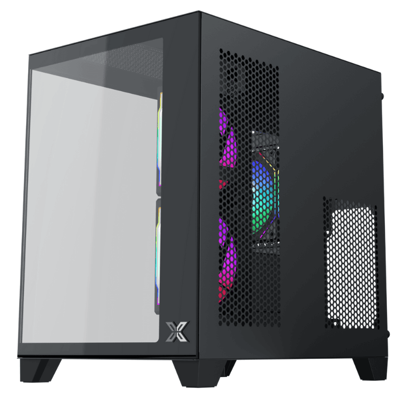 Case Xigmatek Aqua M Nano 3GF (3 Fan)_EN45509 Black