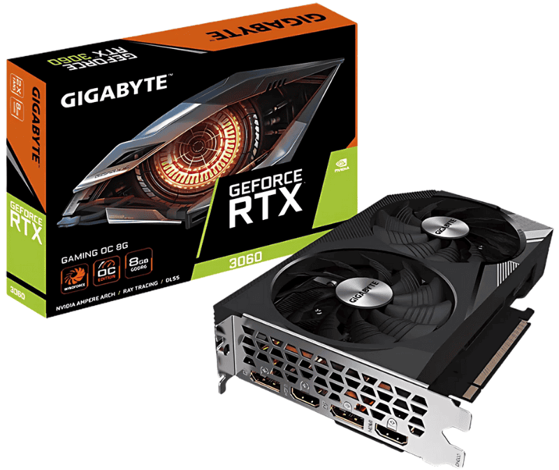 Card màn hình Gigabyte RTX3060 Gaming Oc 8G